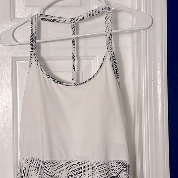 NWOT Women’s Fila Blue & White Fiji Print Foul Line Court Dress Size Small - Picture 5 of 12
